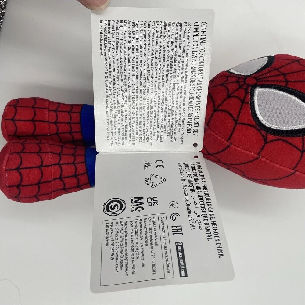 Marvel Plush Spiderman Amazing Spiderman Toy New‎ with tags NWT GYT43 2021